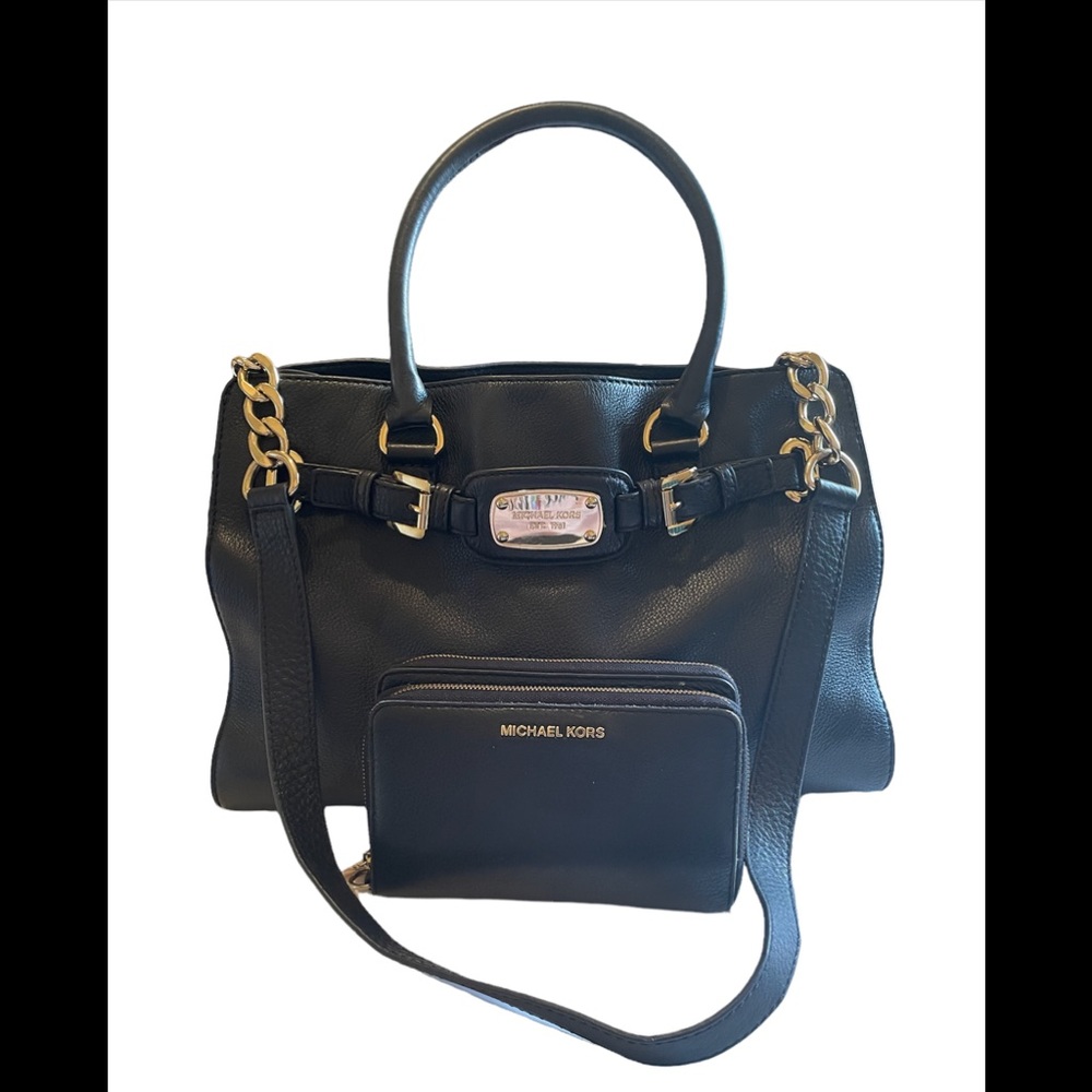 Michael Kors  Black Medium size Purse and wallet